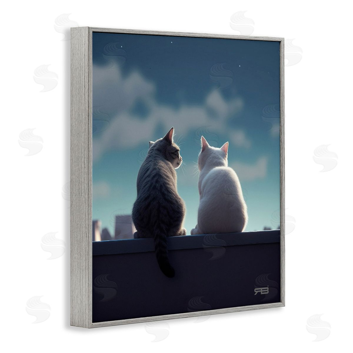 RB Gazing Cat Pair
