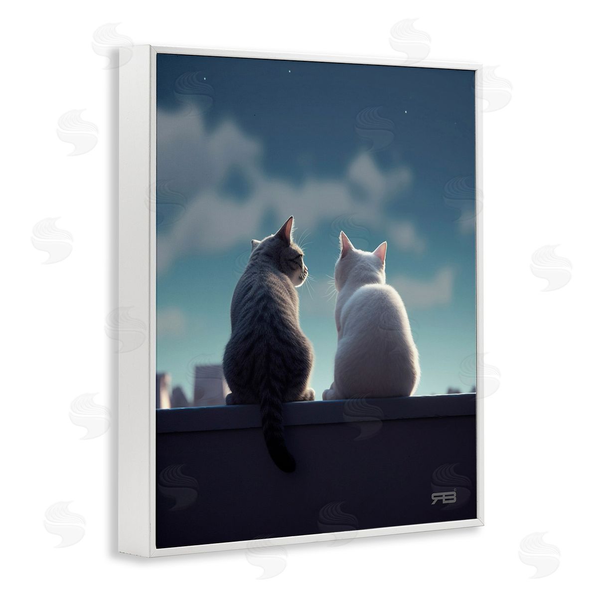 RB Gazing Cat Pair