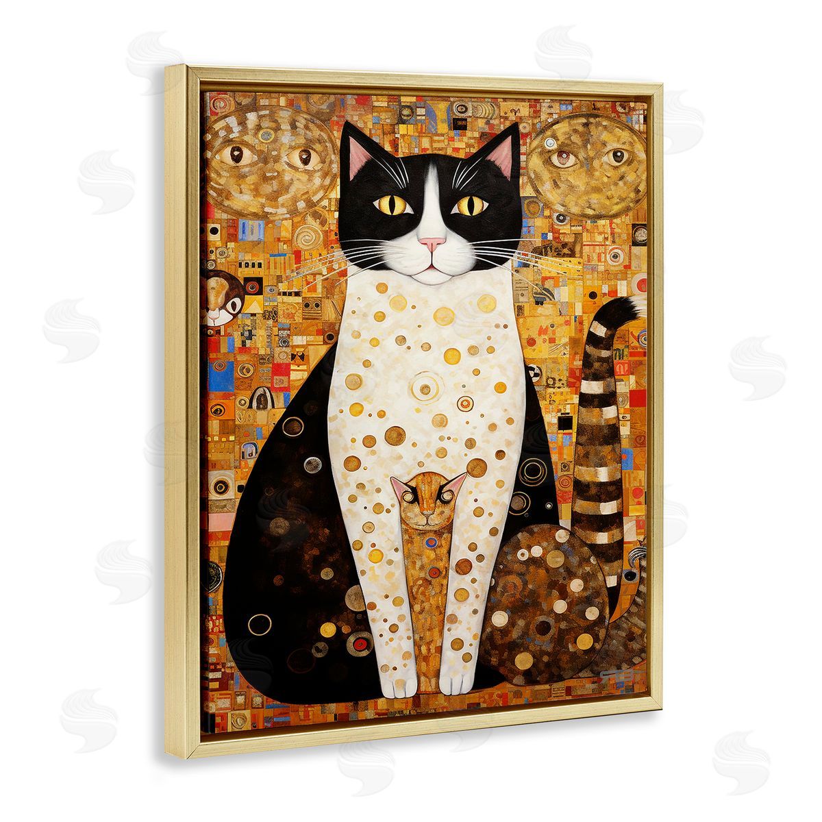 RB Mosaic Style Cats Pattern