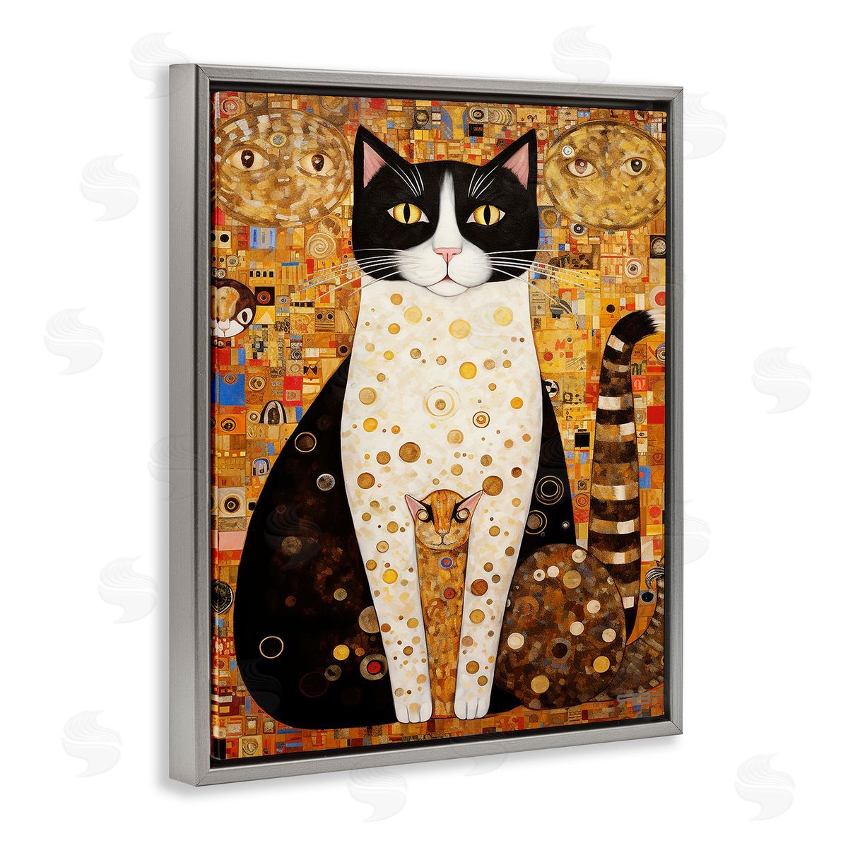 RB Mosaic Style Cats Pattern