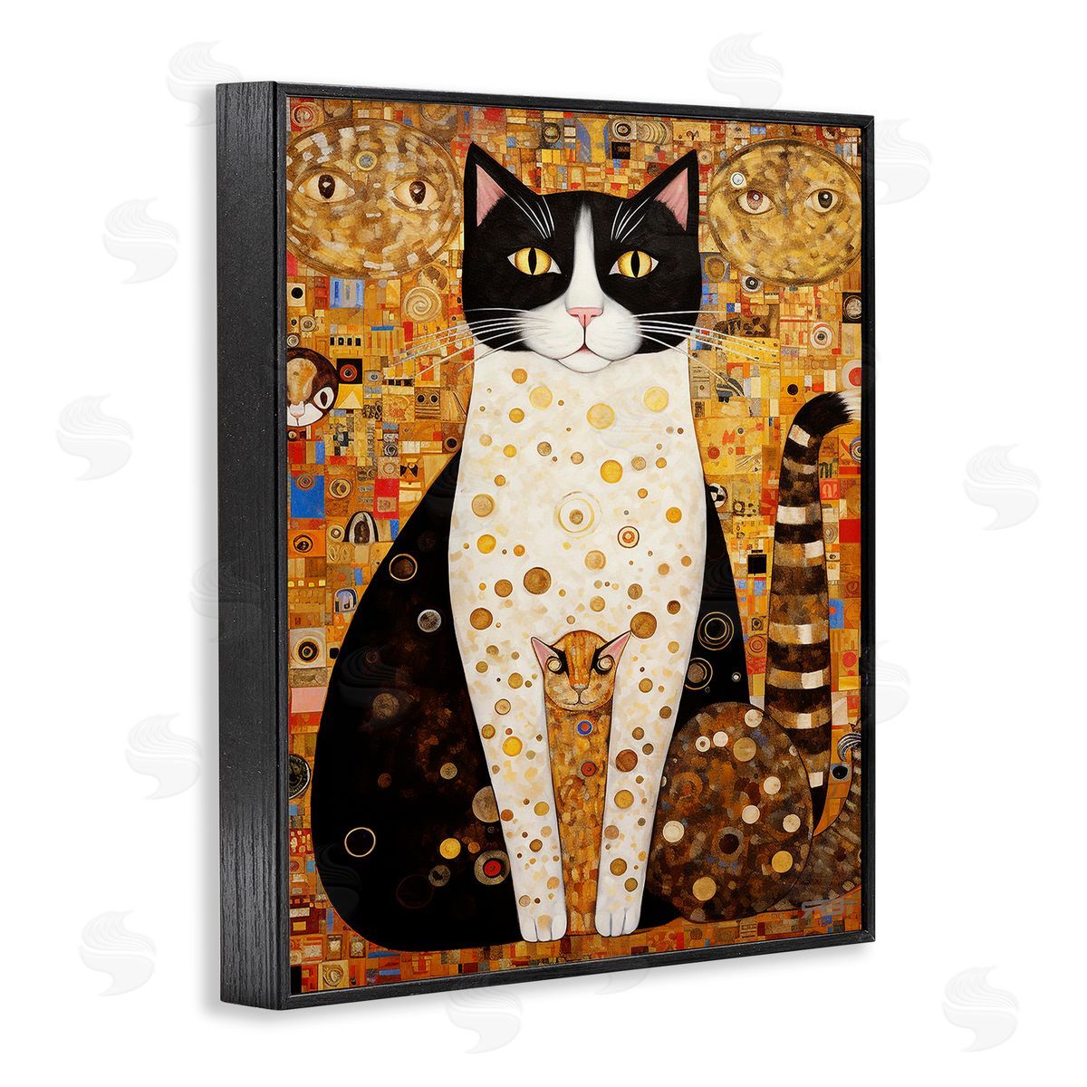 RB Mosaic Style Cats Pattern