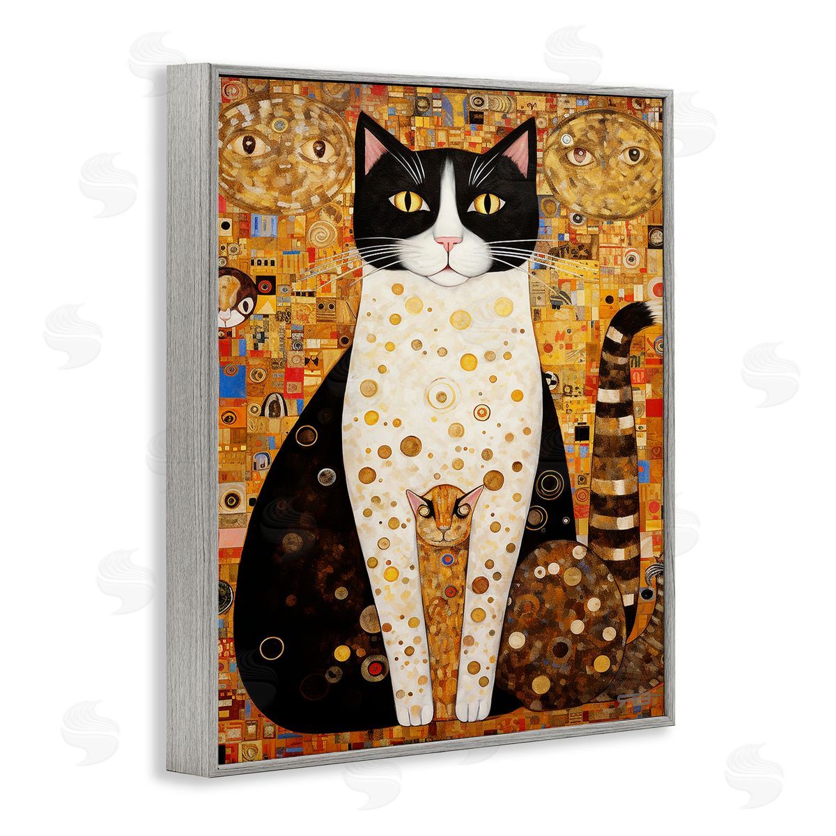 RB Mosaic Style Cats Pattern