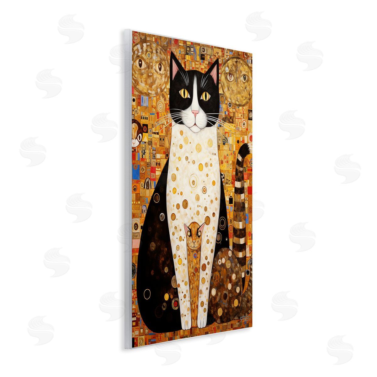 RB Mosaic Style Cats Pattern