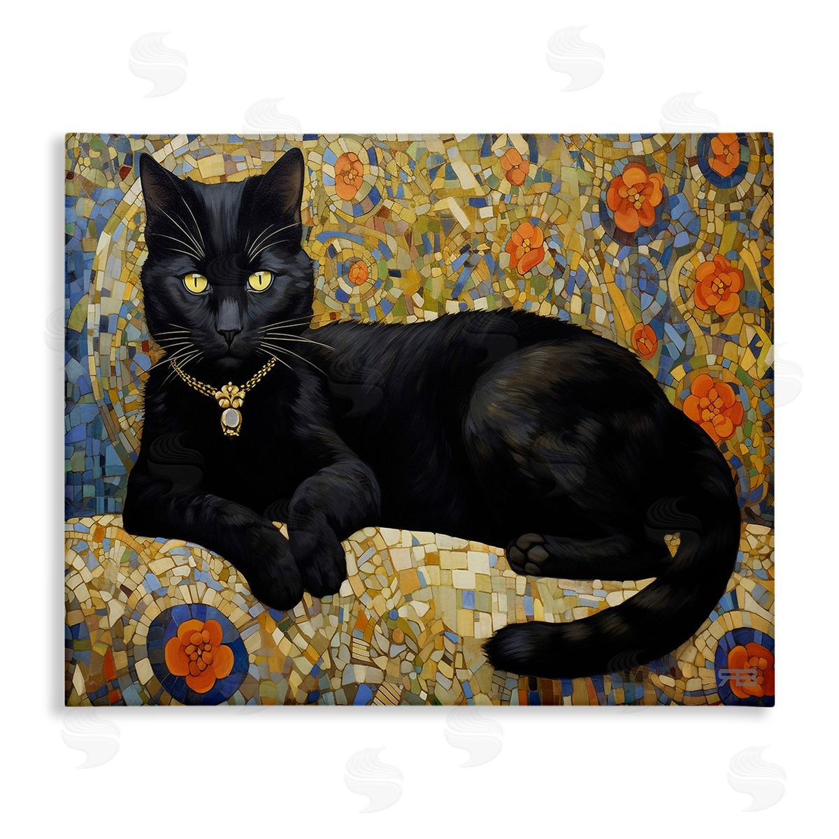 RB Mosaic Patterned Cat