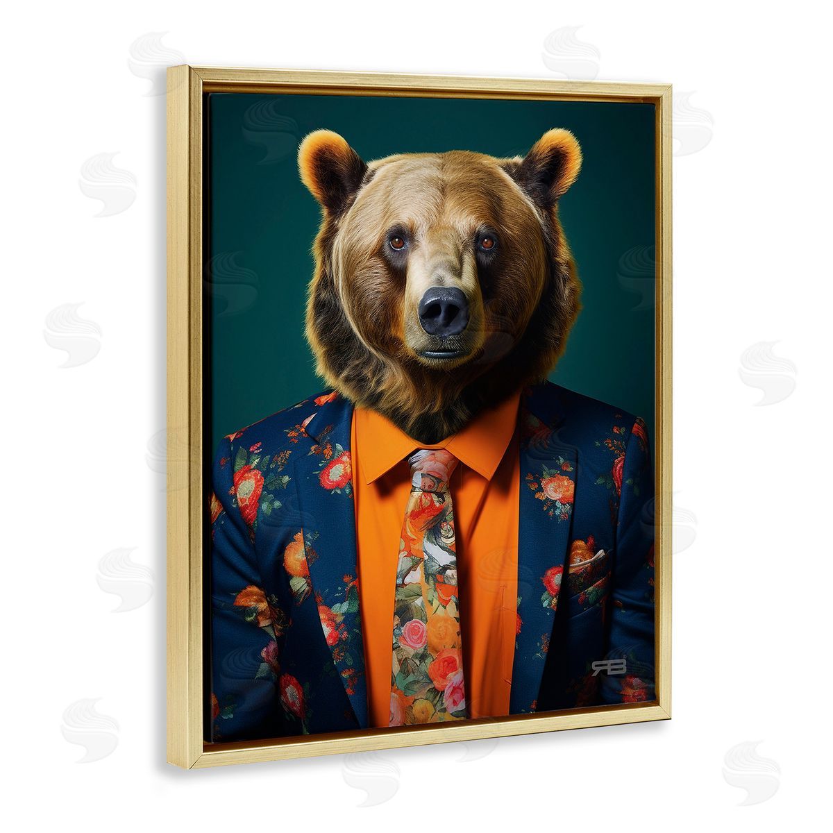 RB Bear in Floral Suit