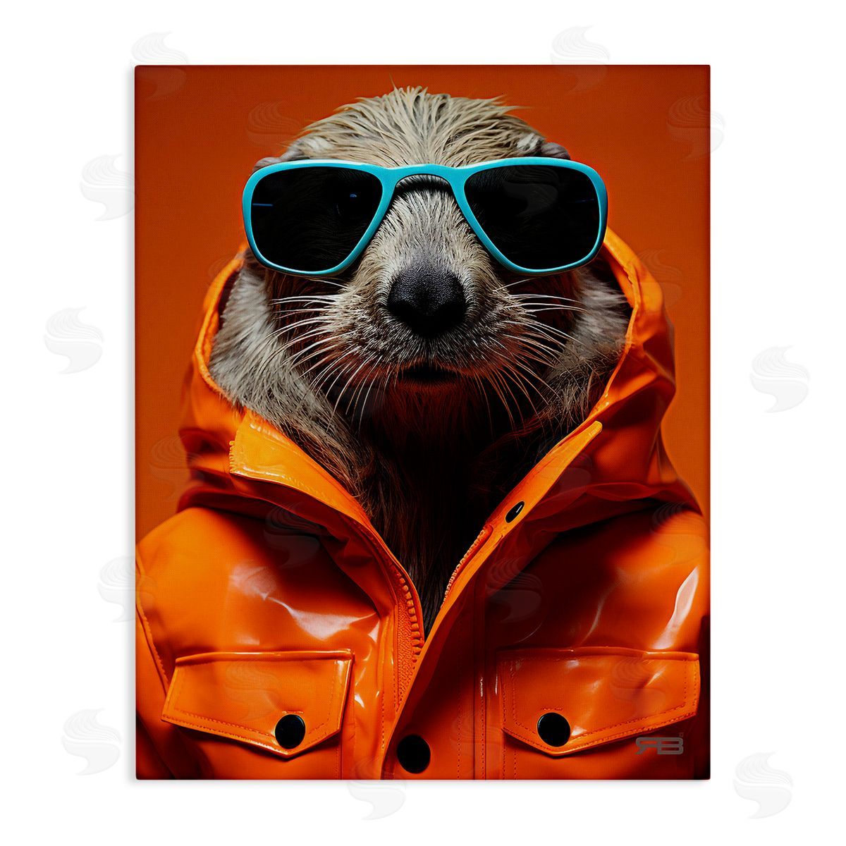 RB Trendy Otter with Glasses