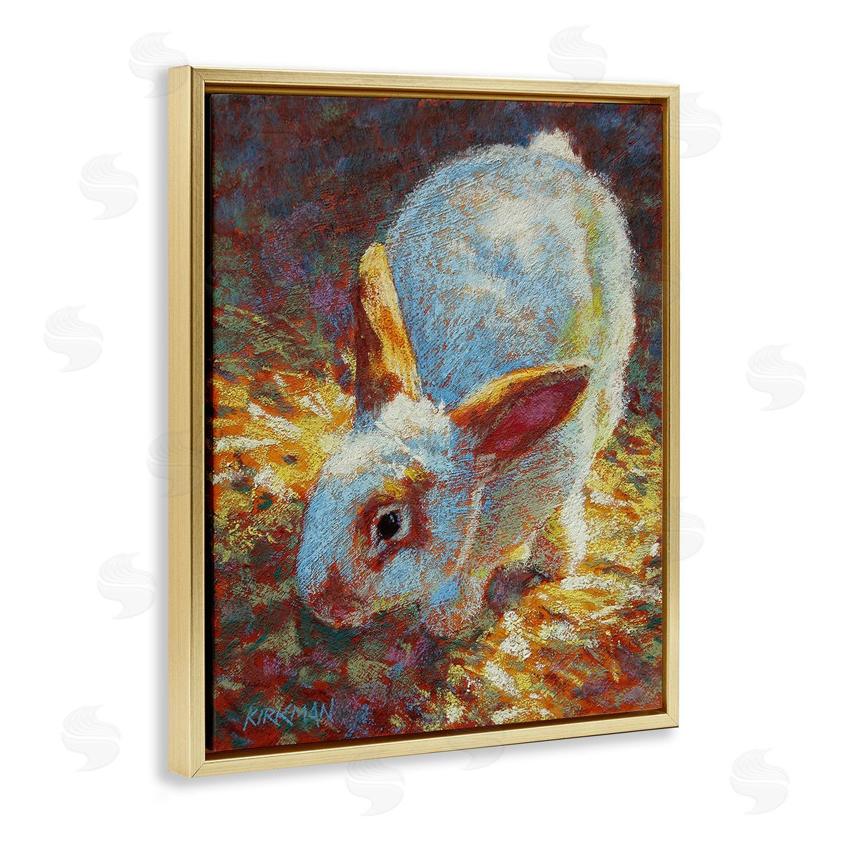 Rita Kirkman Rabbit Pointillism Portrait