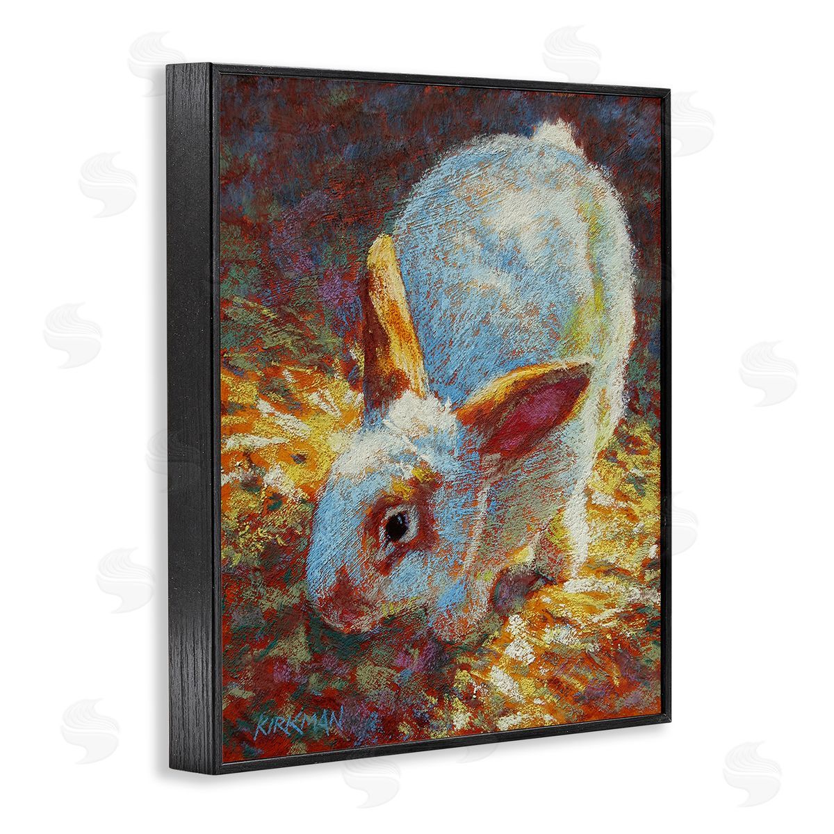 Rita Kirkman Rabbit Pointillism Portrait