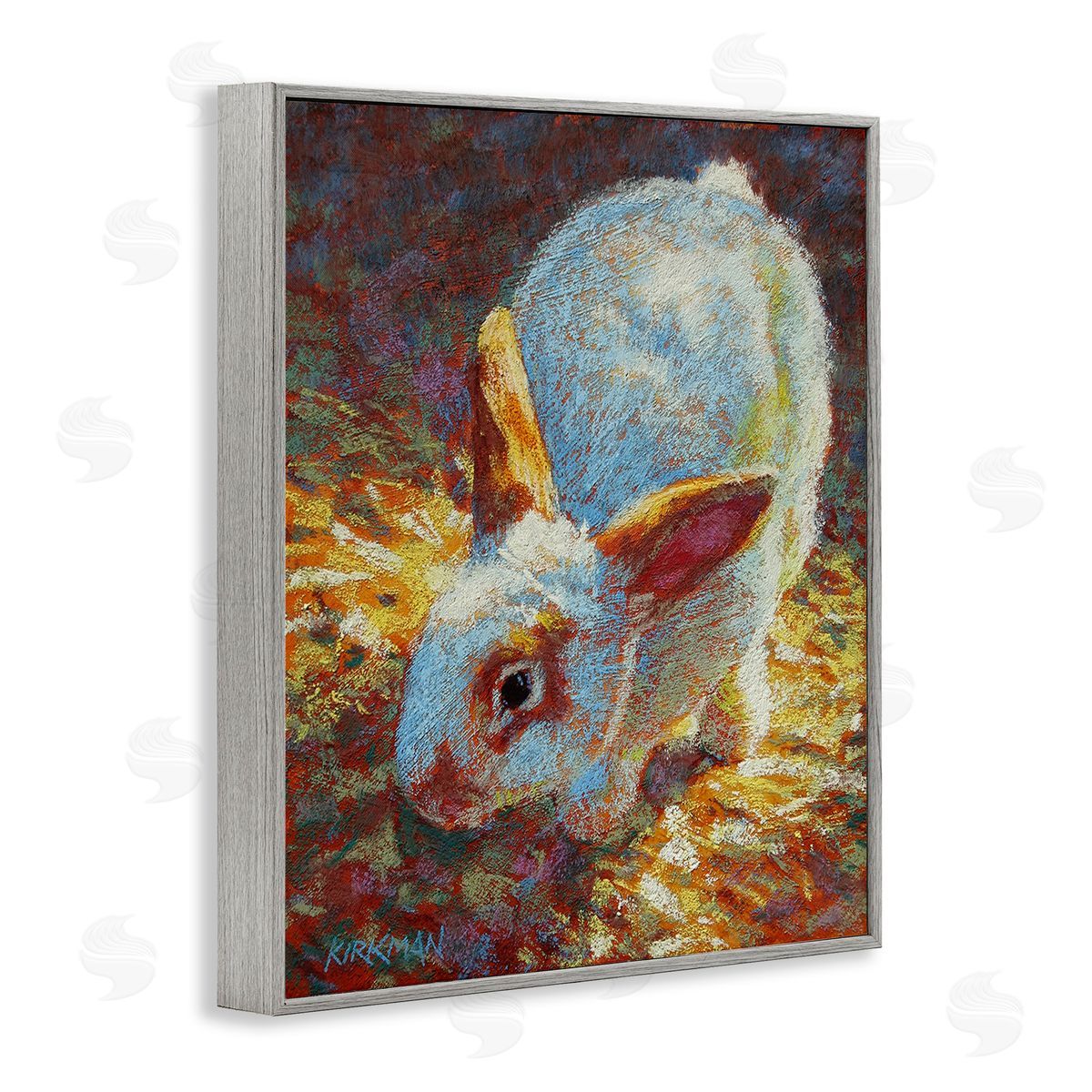 Rita Kirkman Rabbit Pointillism Portrait