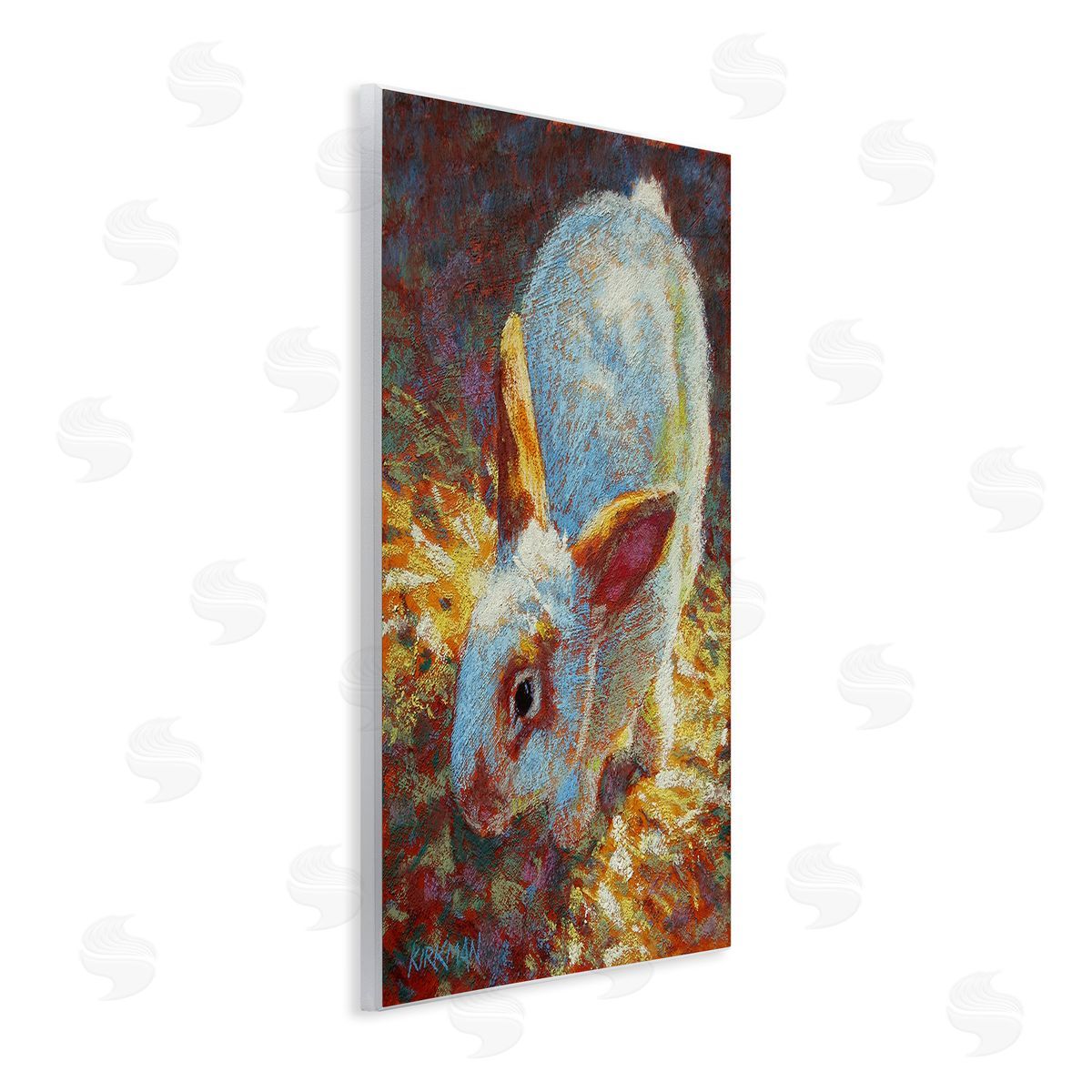 Rita Kirkman Rabbit Pointillism Portrait