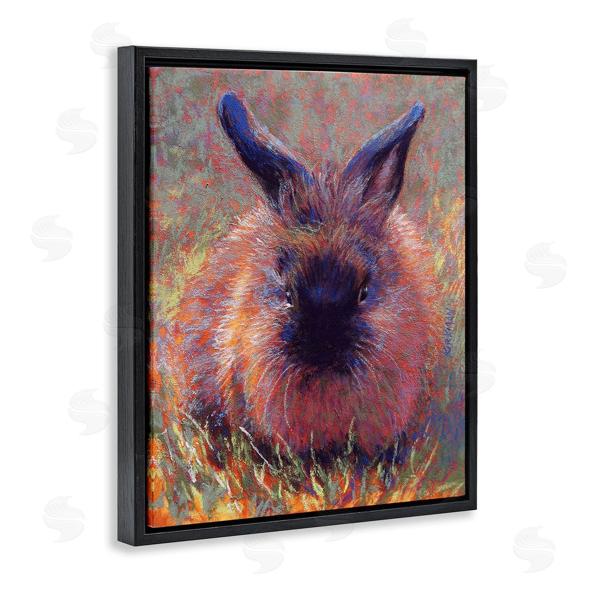 Rita Kirkman Abstract Stippled Rabbit