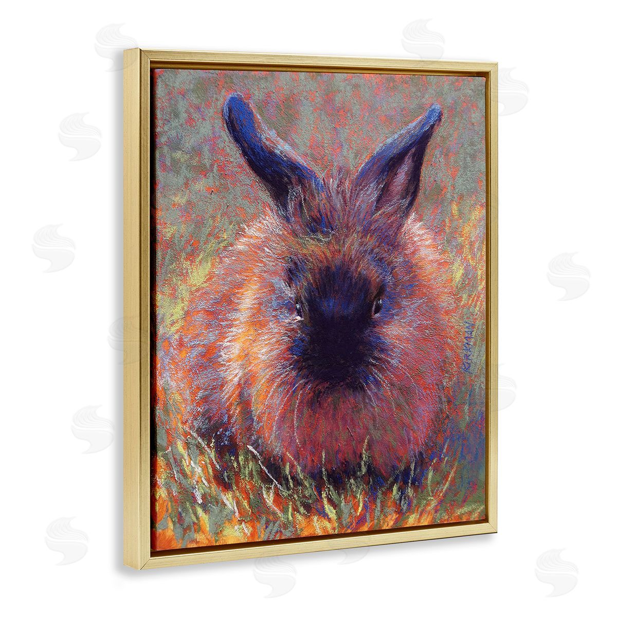 Rita Kirkman Abstract Stippled Rabbit