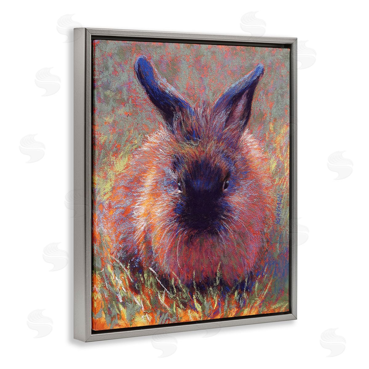 Rita Kirkman Abstract Stippled Rabbit