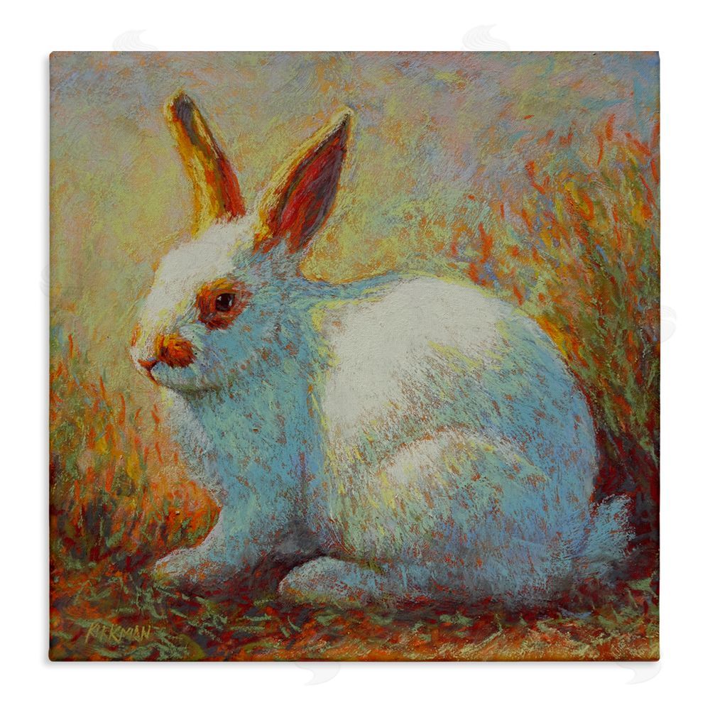 Rita Kirkman Traditional Bunny in Nature Stretched Canvas Wall Art Print