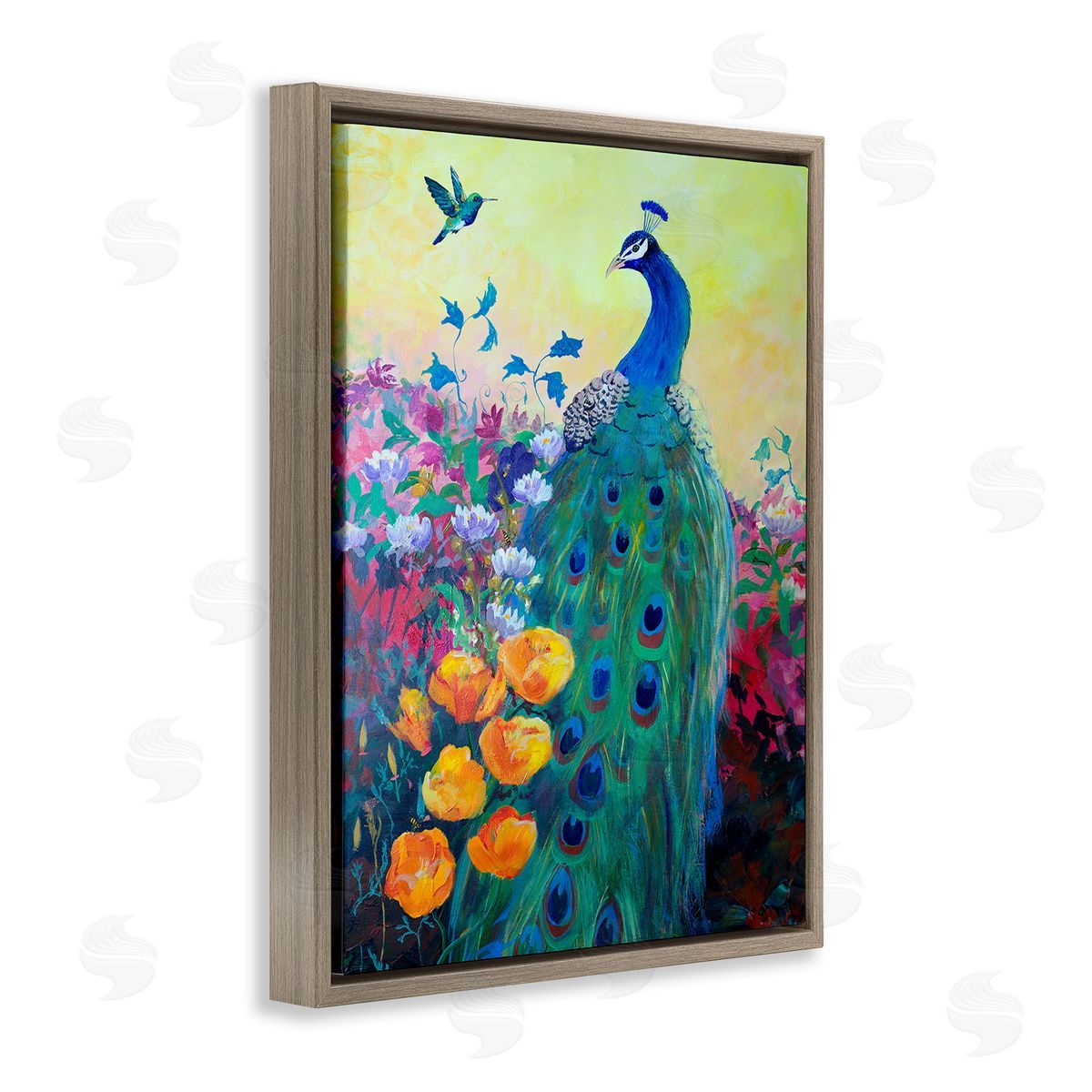 Robin Maria Peacock & Garden Flowers