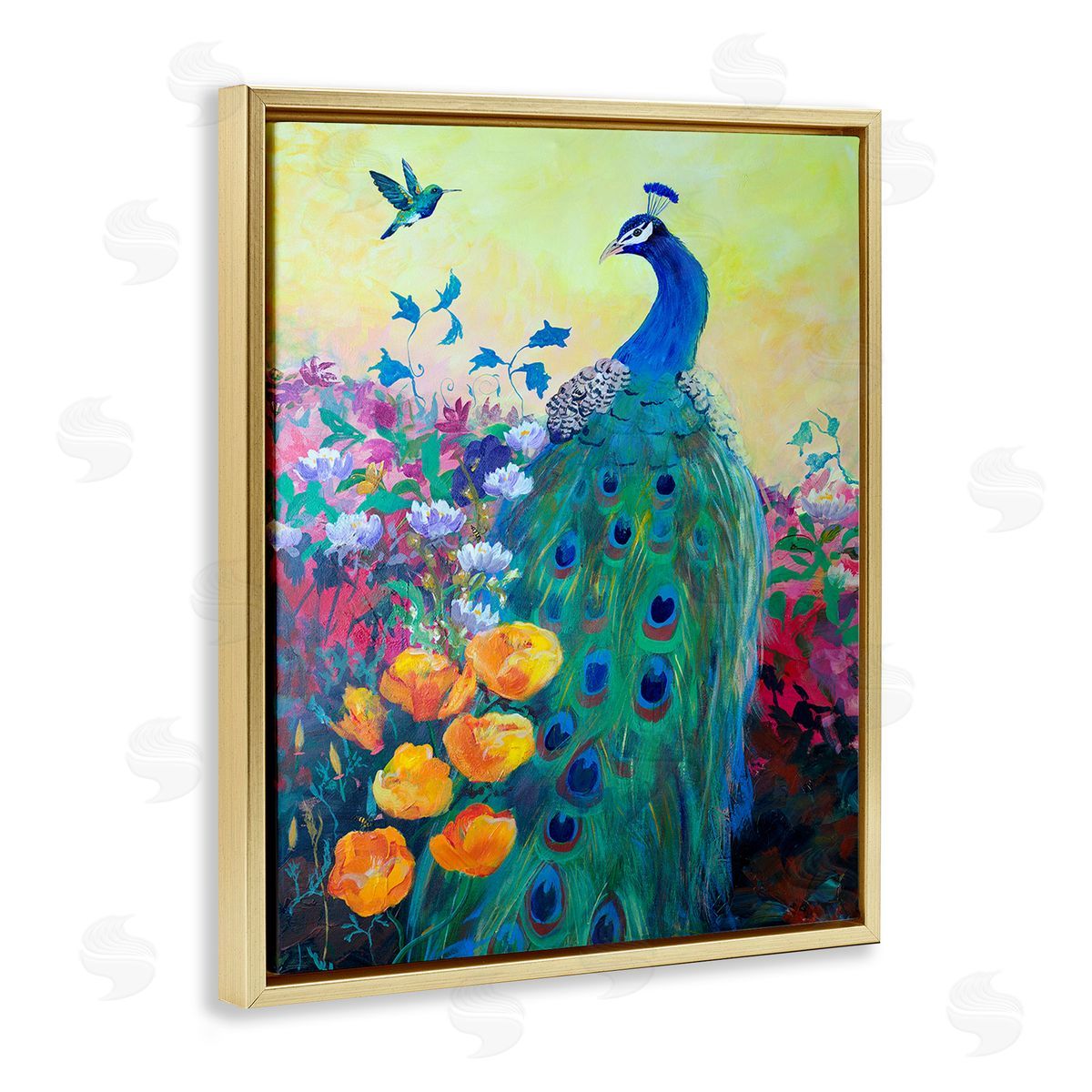Robin Maria Peacock & Garden Flowers