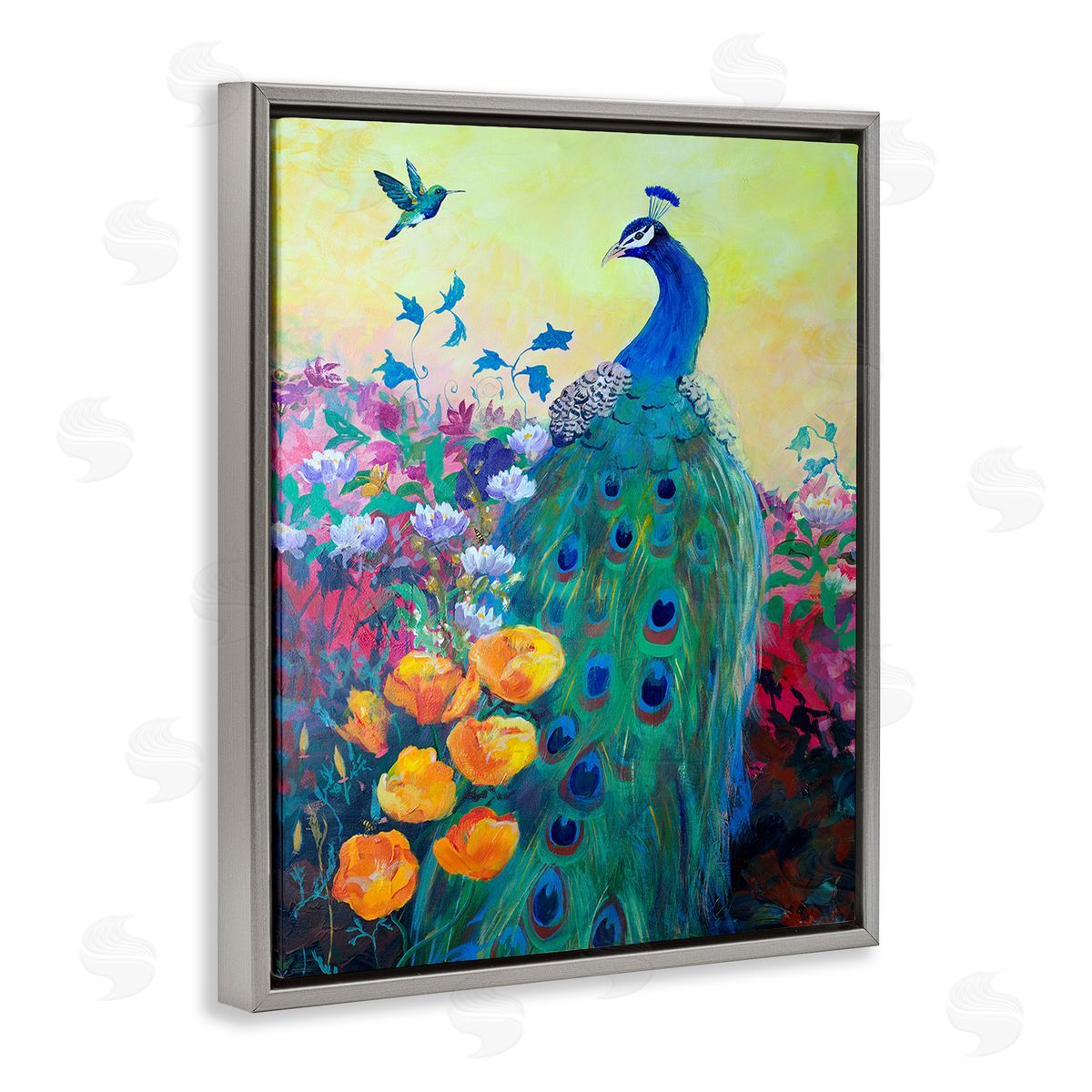 Robin Maria Peacock & Garden Flowers
