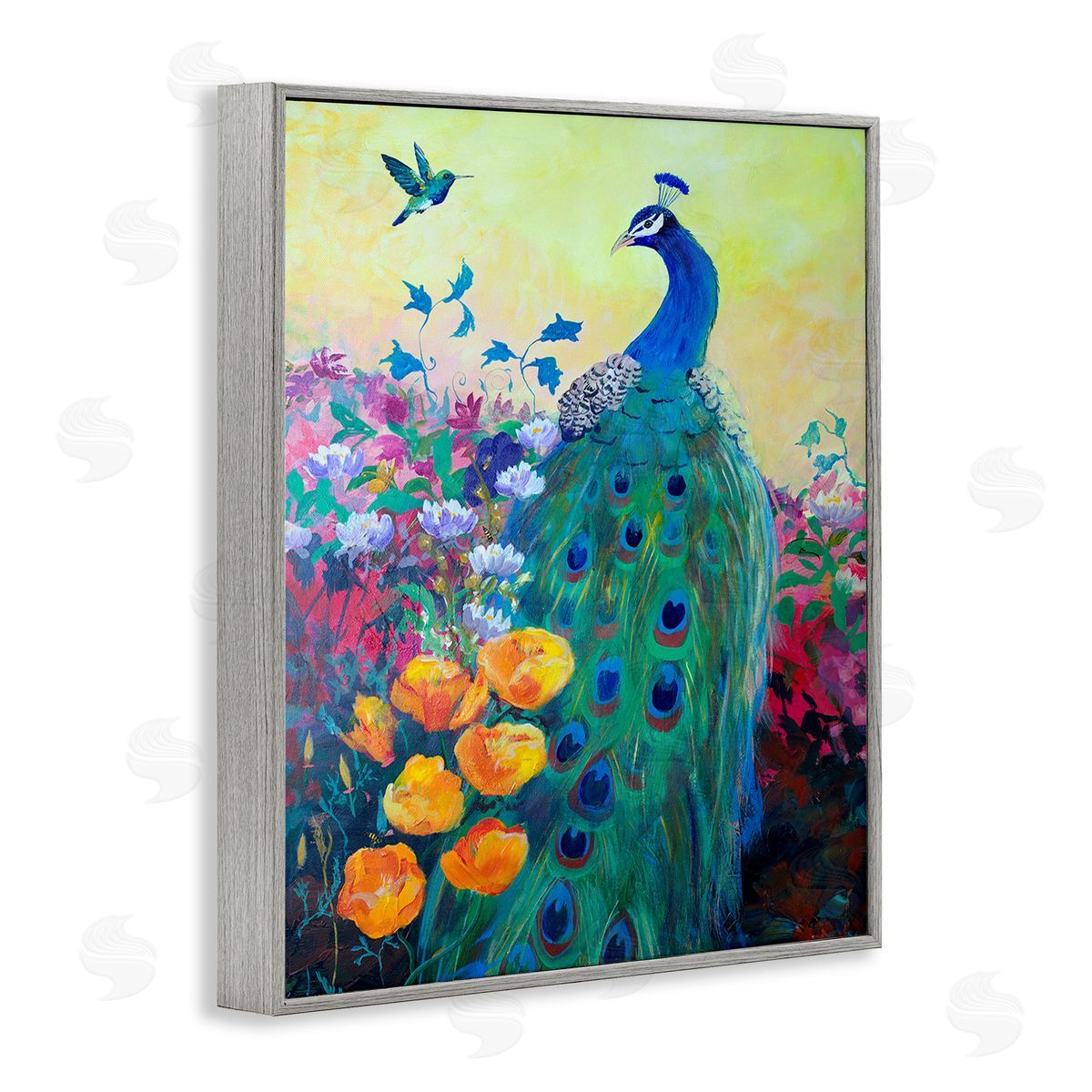 Robin Maria Peacock & Garden Flowers