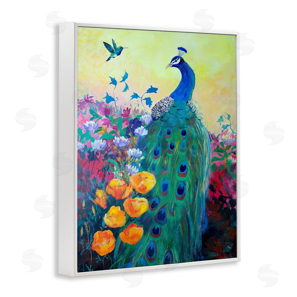 Robin Maria Peacock & Garden Flowers