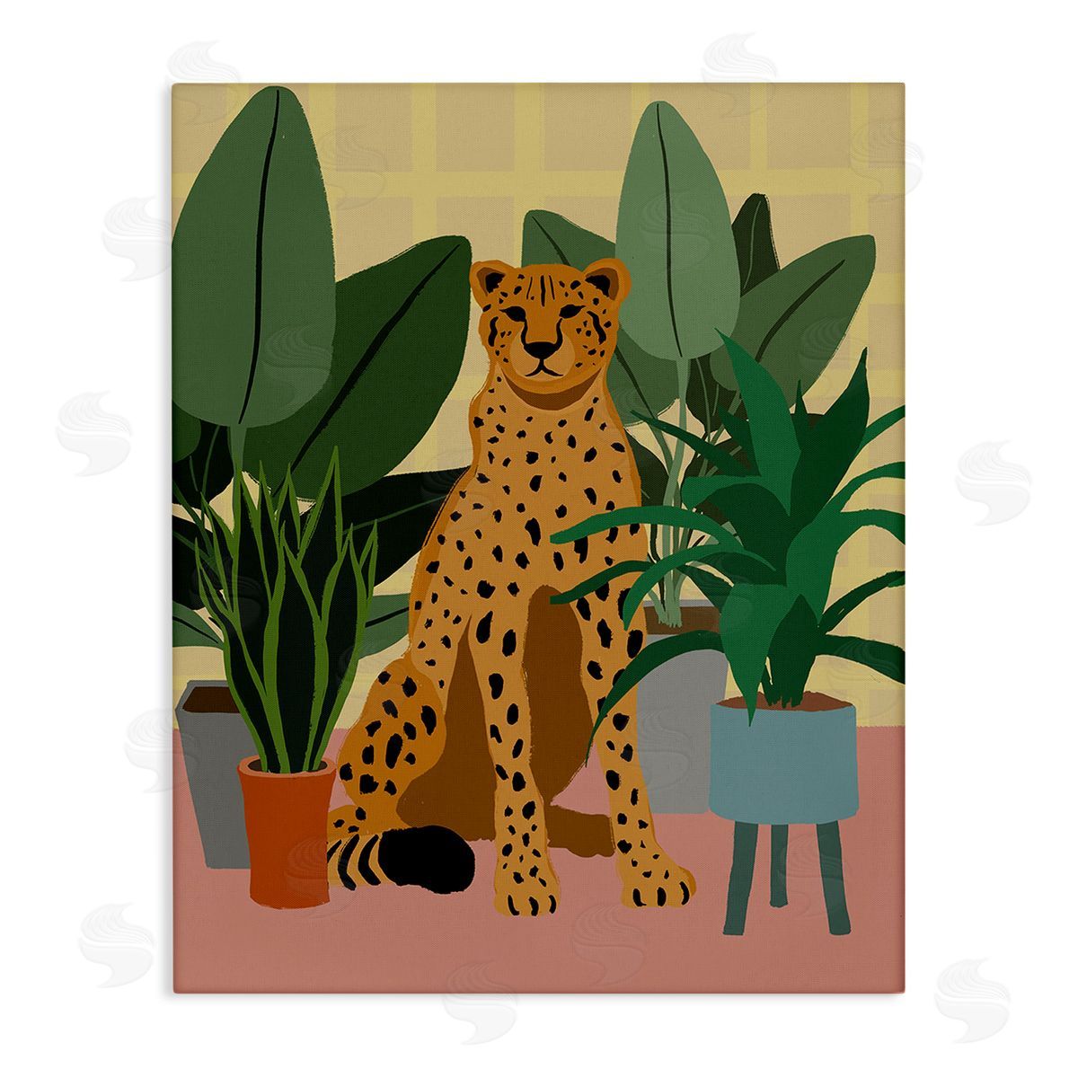 Elizabeth Medley Modern Leopard & Plants