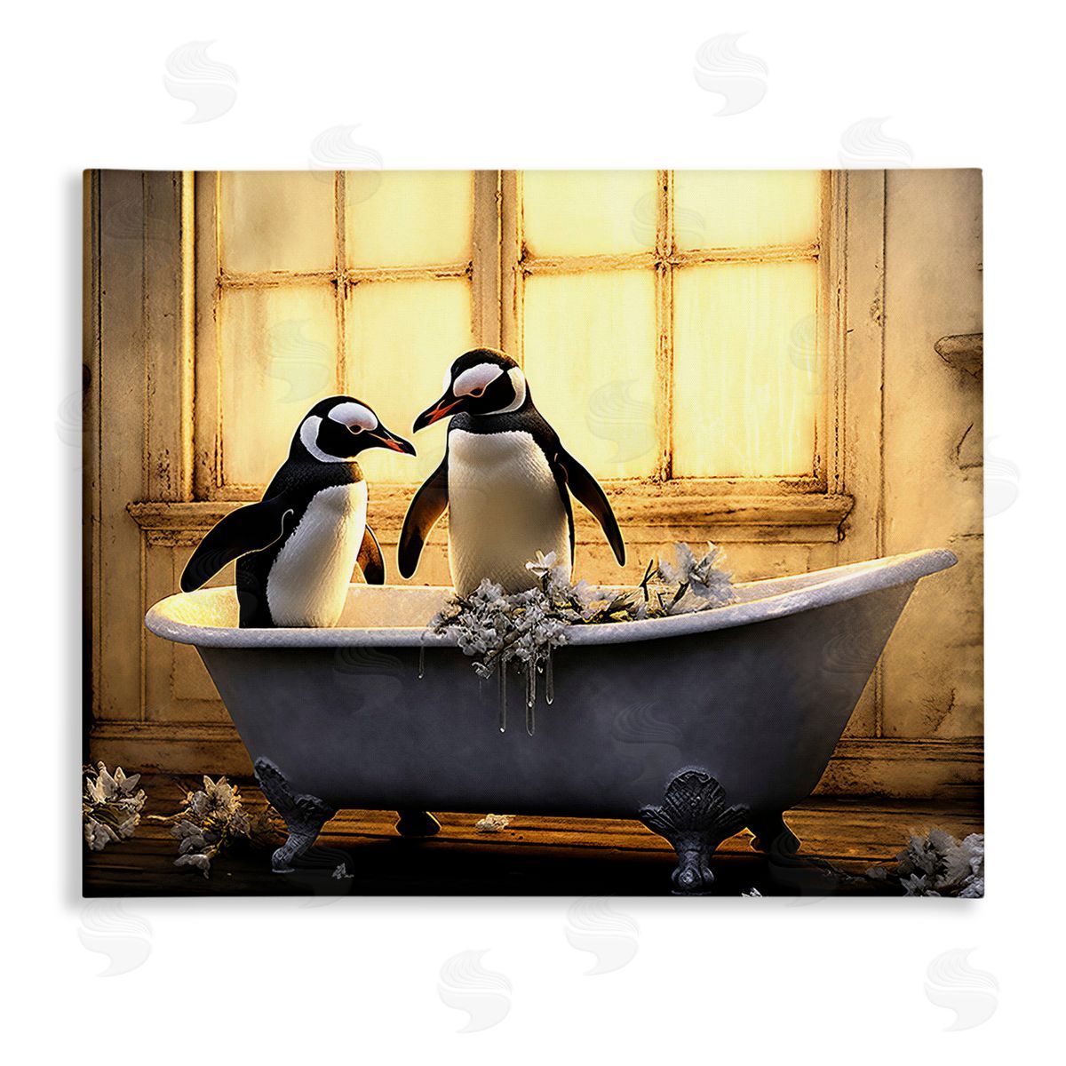 Lazar Studio Penguins in Sunlit Bath