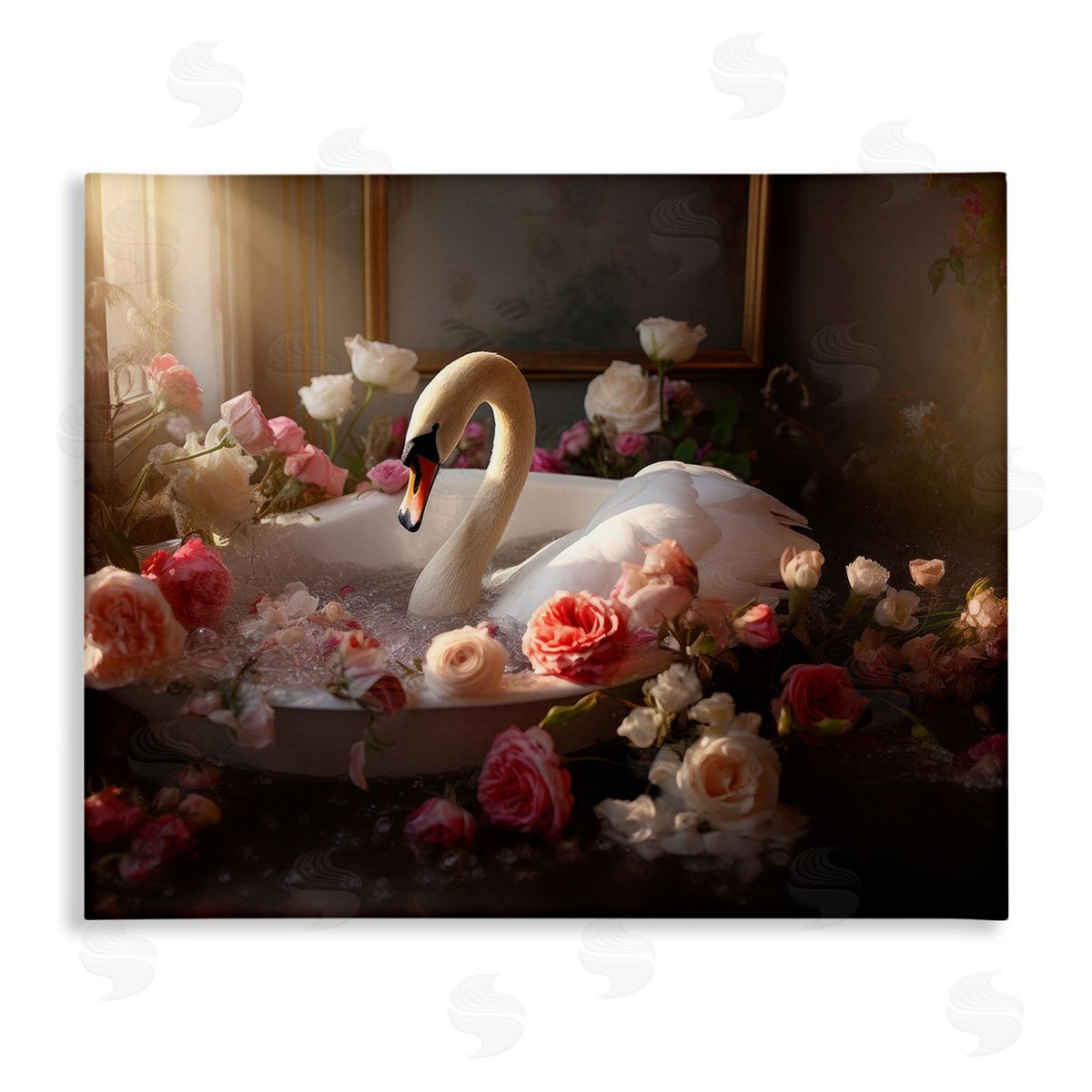 Lazar Studio Swan & Bathroom Roses