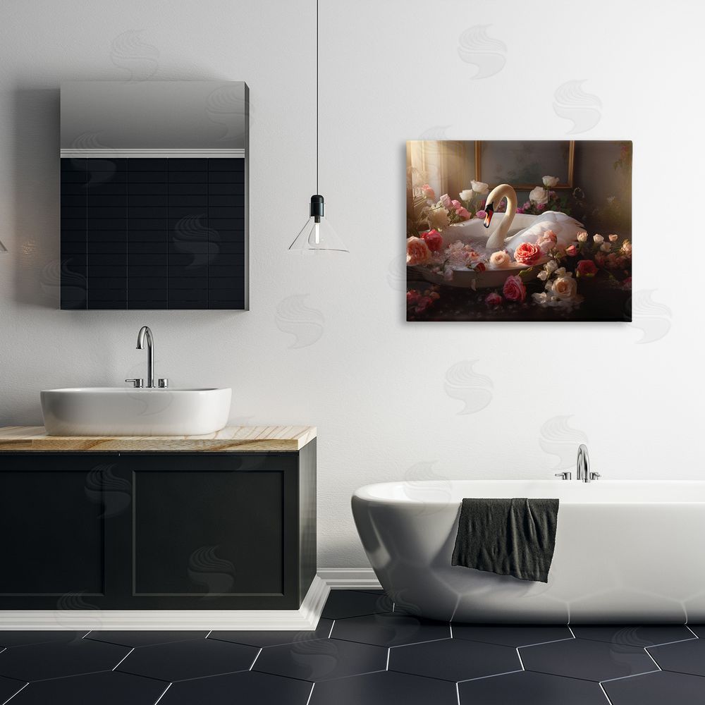 Lazar Studio Swan & Bathroom Roses