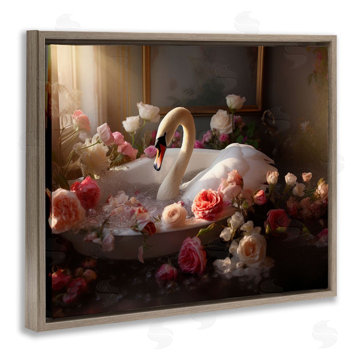 Lazar Studio Swan & Bathroom Roses