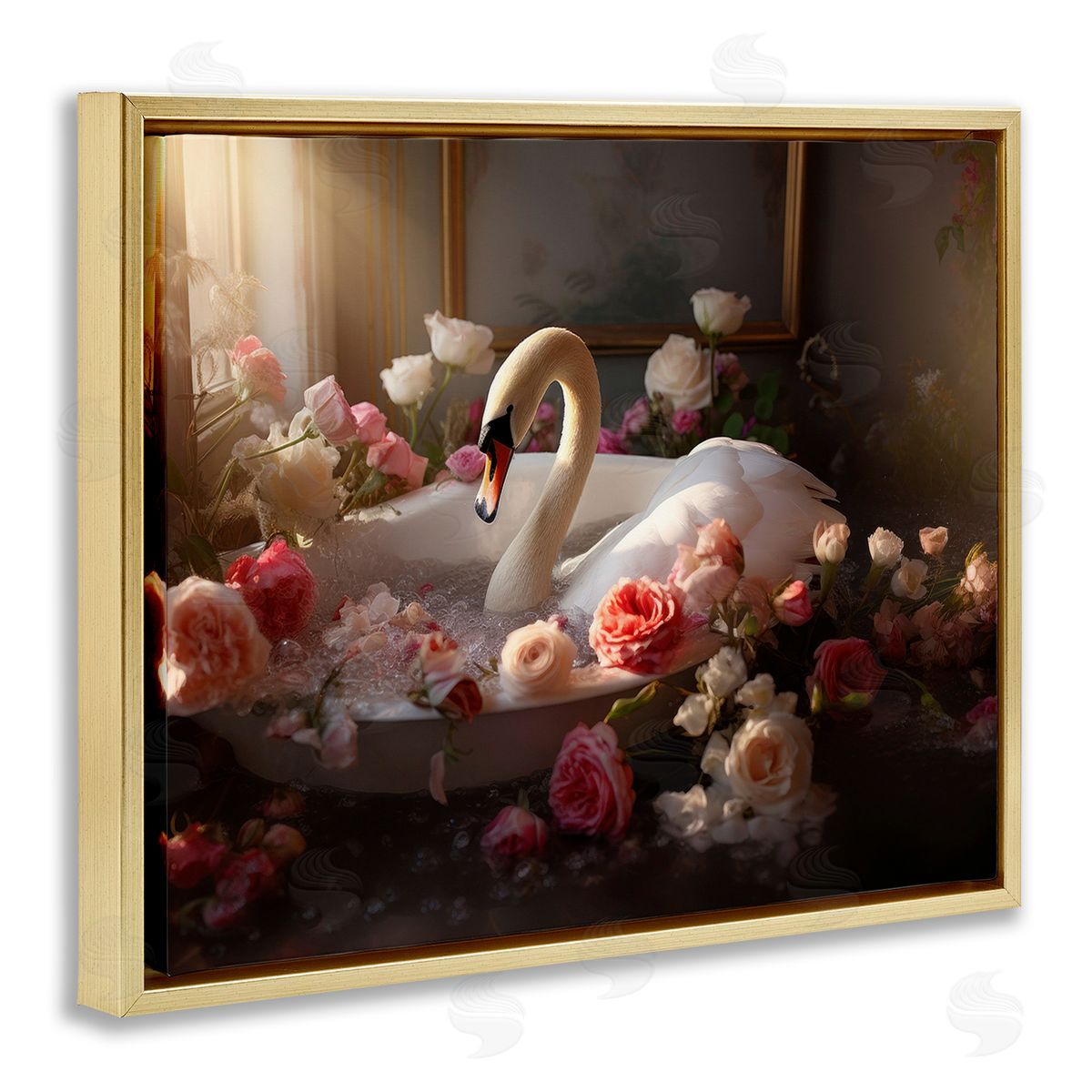 Lazar Studio Swan & Bathroom Roses