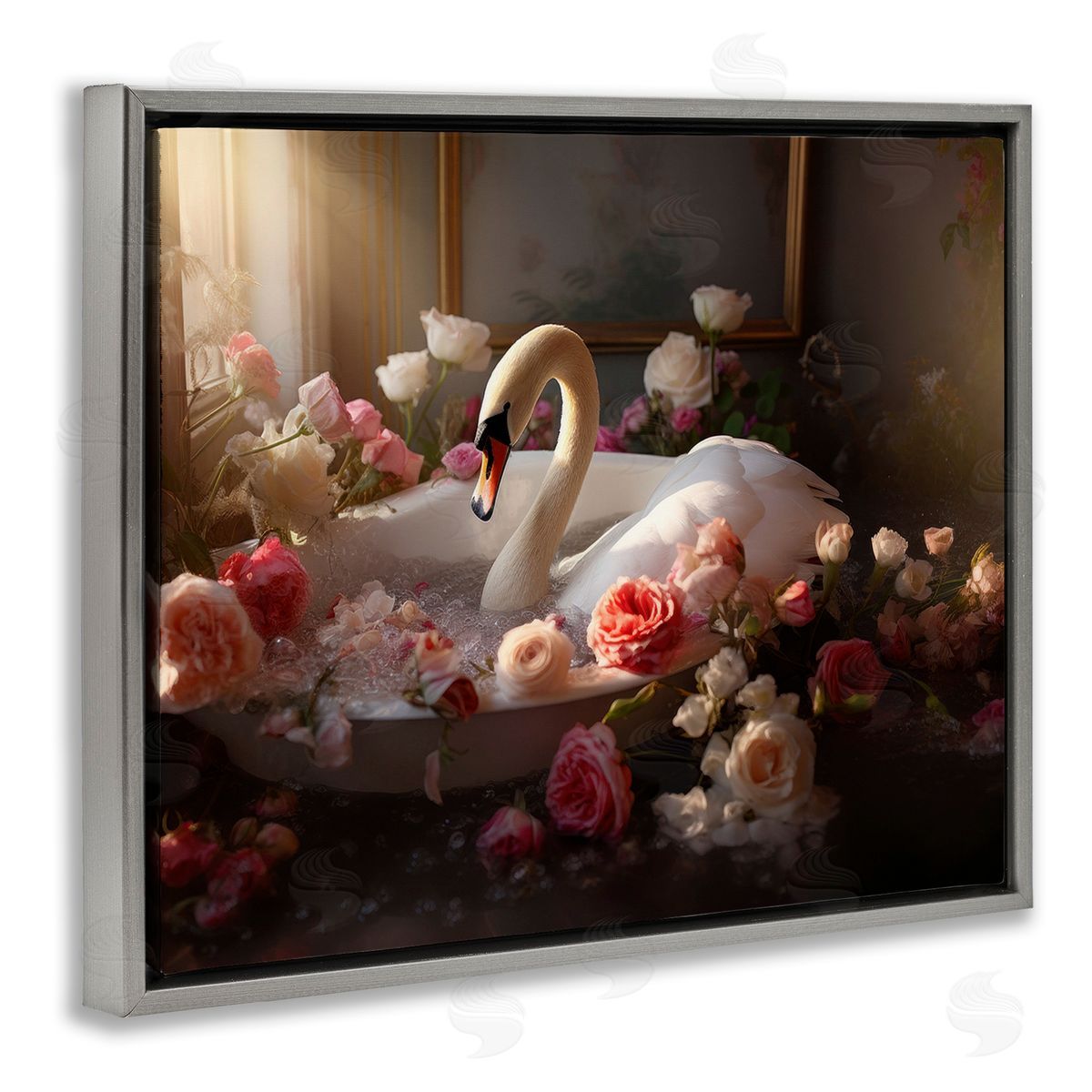 Lazar Studio Swan & Bathroom Roses