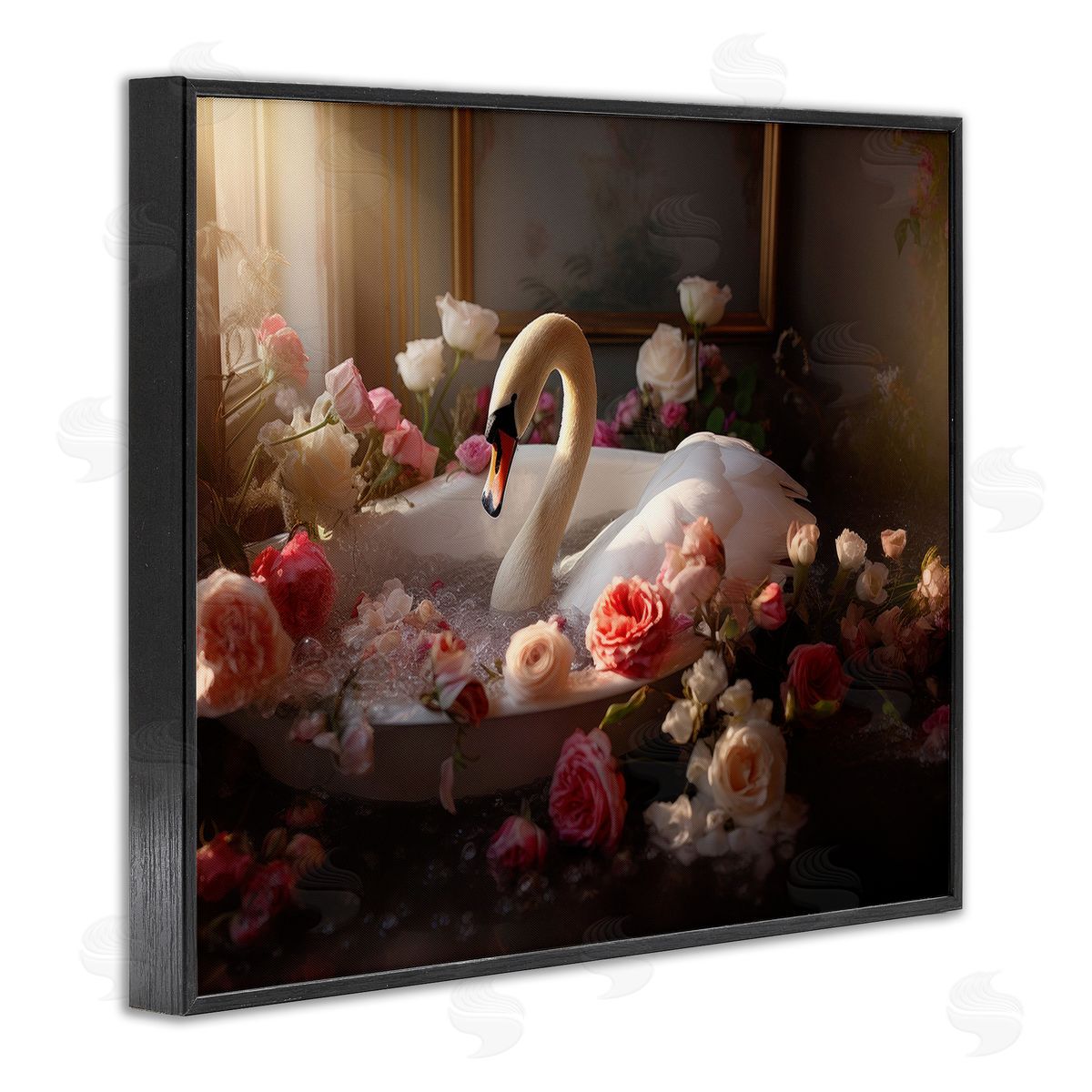 Lazar Studio Swan & Bathroom Roses