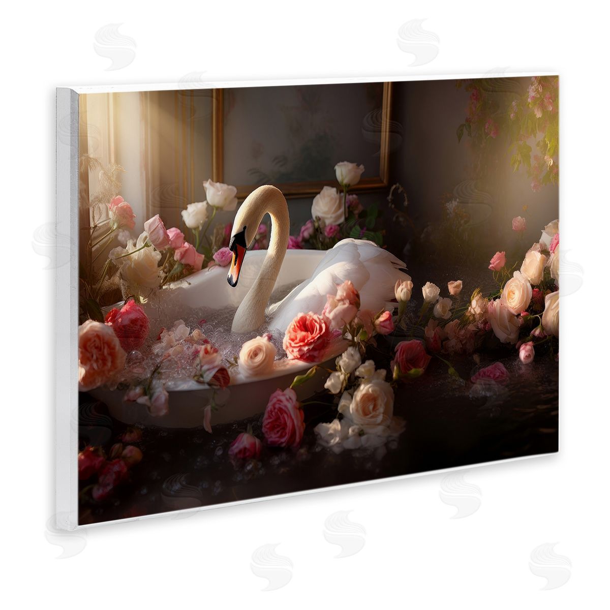 Lazar Studio Swan & Bathroom Roses