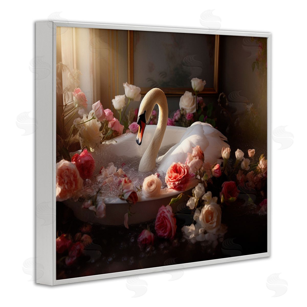 Lazar Studio Swan & Bathroom Roses