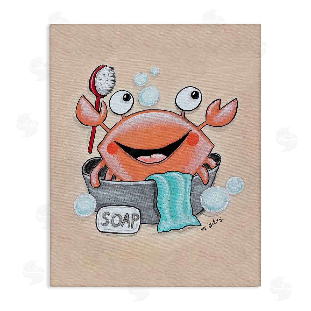 Michelle Gilsey Happy Crab Bathing