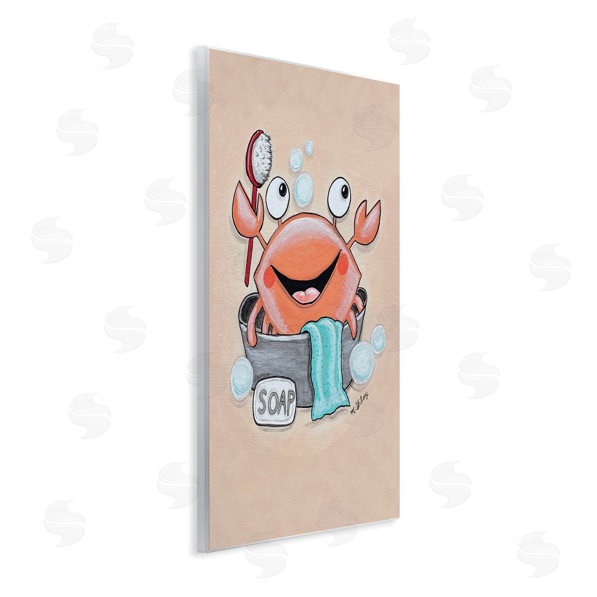 Michelle Gilsey Happy Crab Bathing