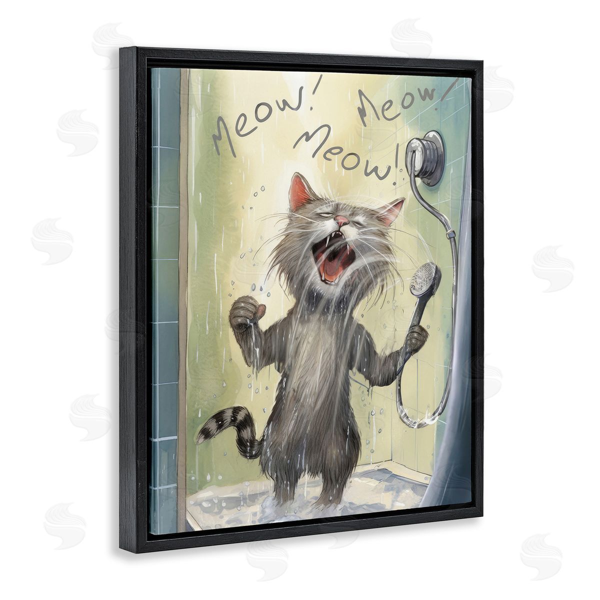 PSL Art Cat Singing in Shower