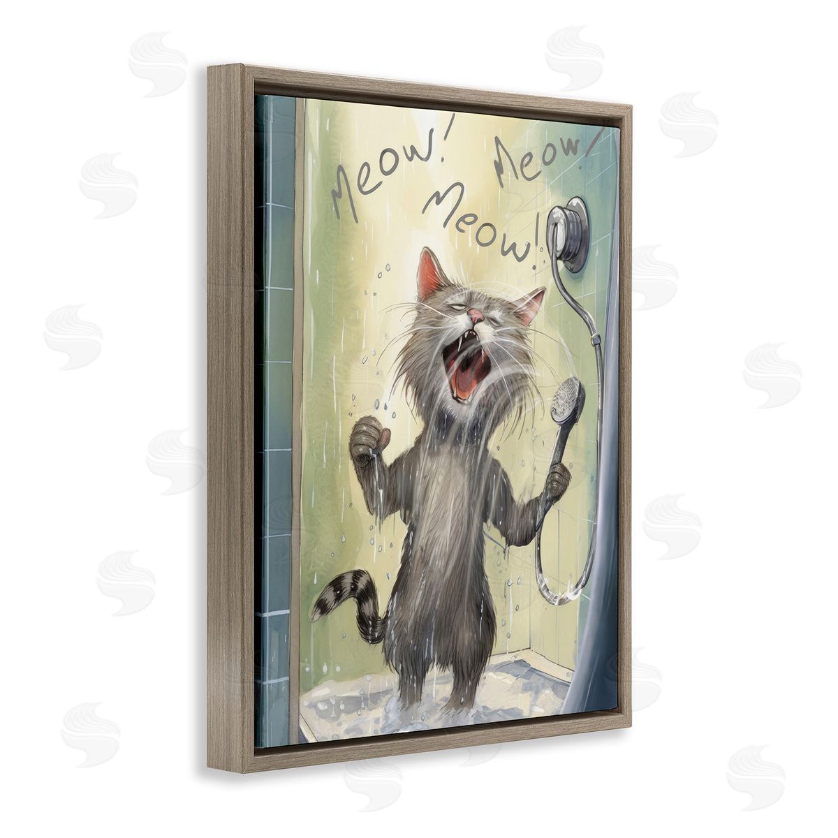 PSL Art Cat Singing in Shower