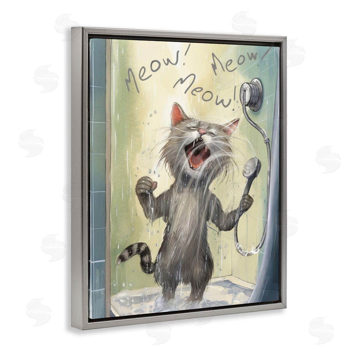 PSL Art Cat Singing in Shower