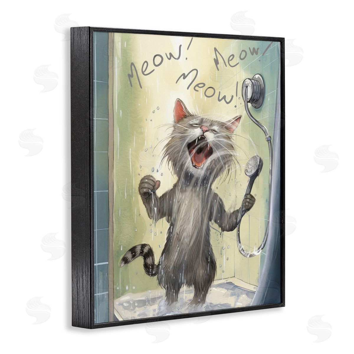 PSL Art Cat Singing in Shower