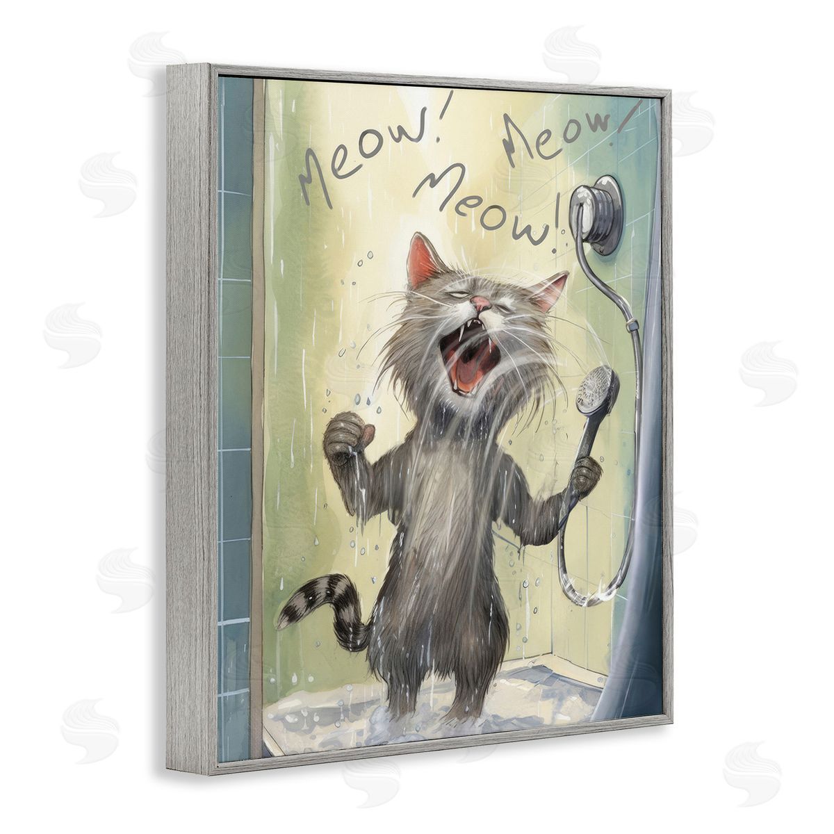 PSL Art Cat Singing in Shower