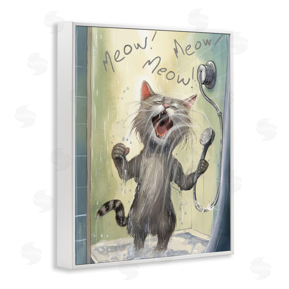 PSL Art Cat Singing in Shower