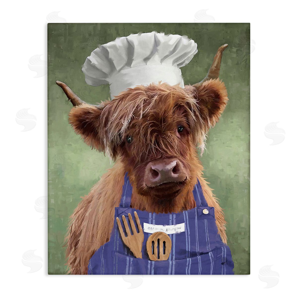 PSL Art Highland Cattle Chef