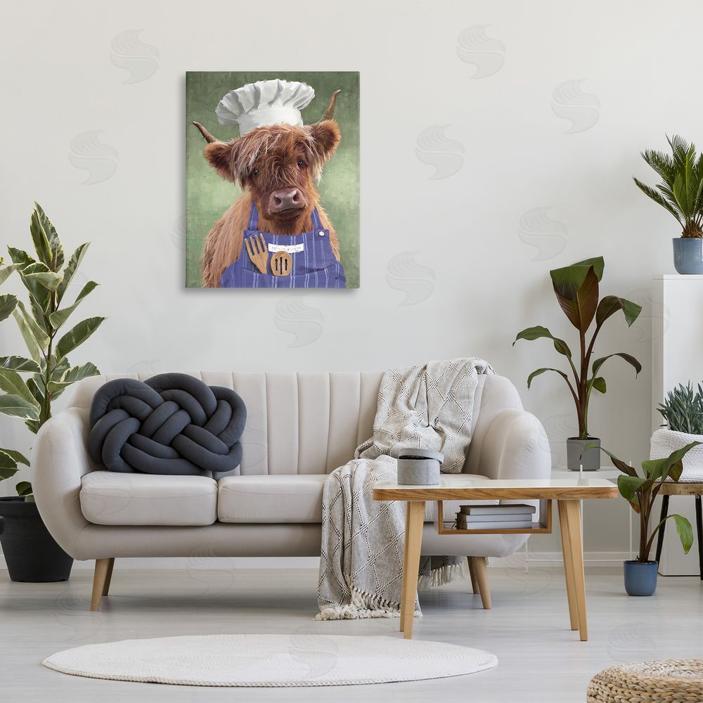 PSL Art Highland Cattle Chef