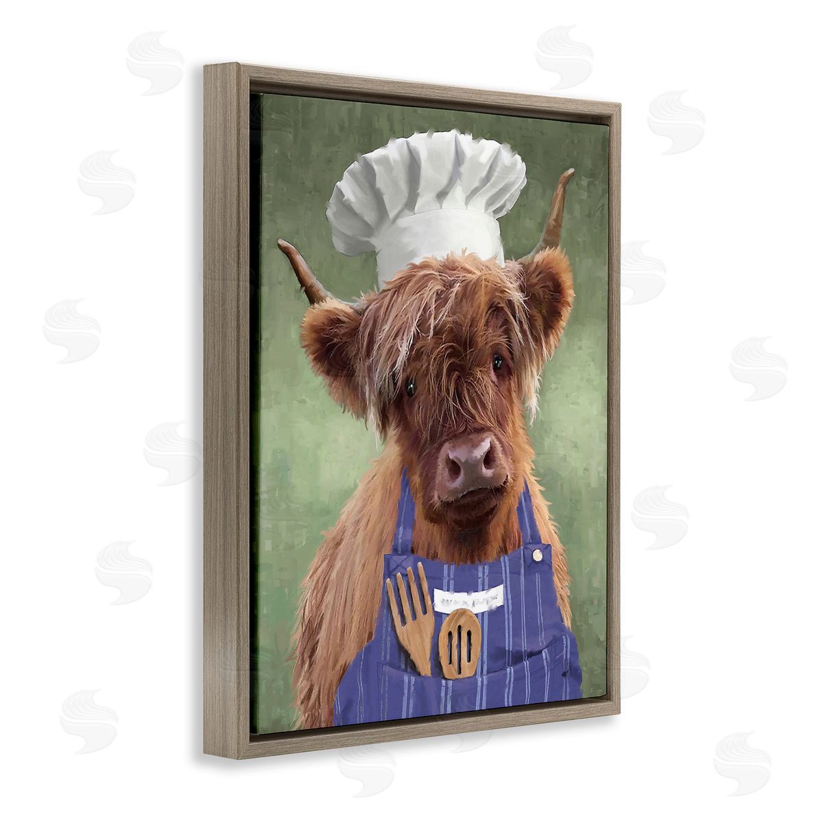 PSL Art Highland Cattle Chef