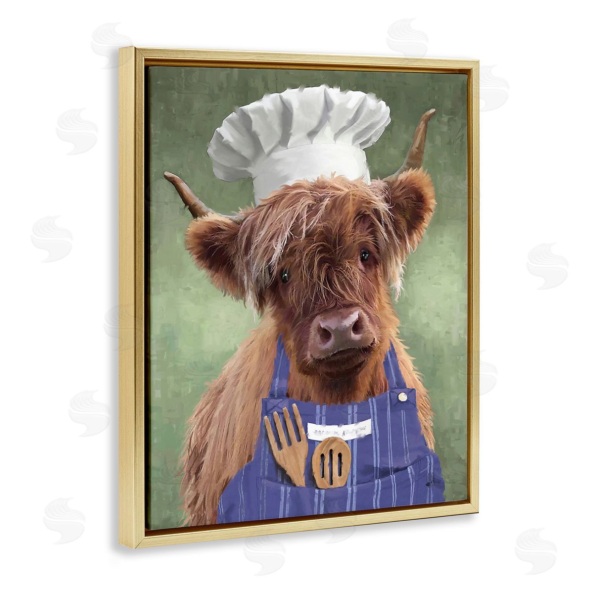 PSL Art Highland Cattle Chef