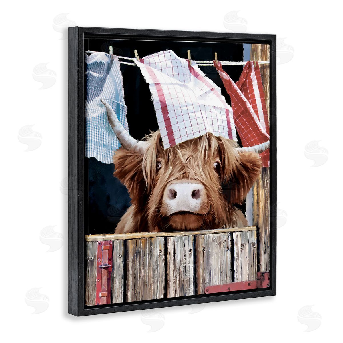 PSL Art Cattle & Hanging Laundry