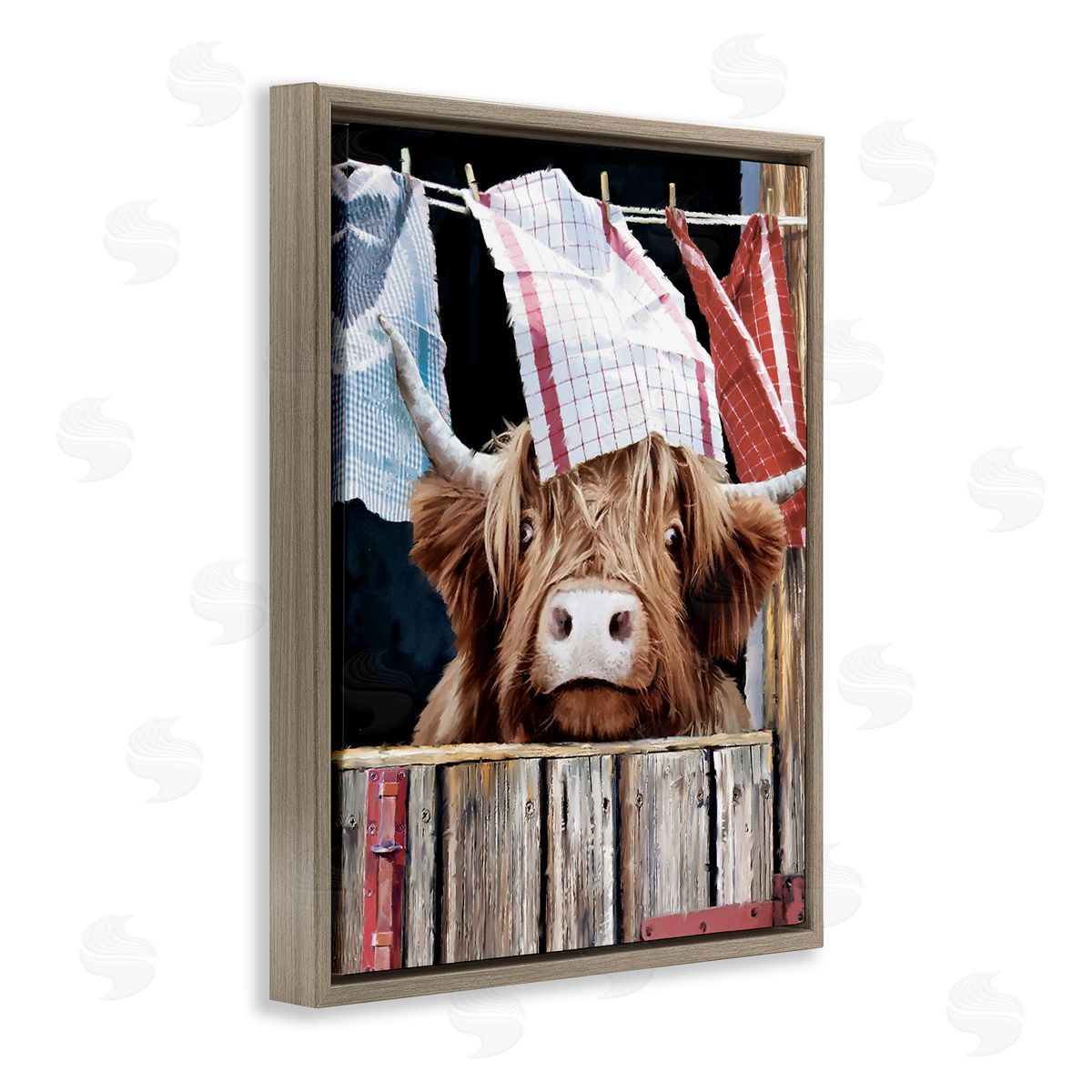 PSL Art Cattle & Hanging Laundry