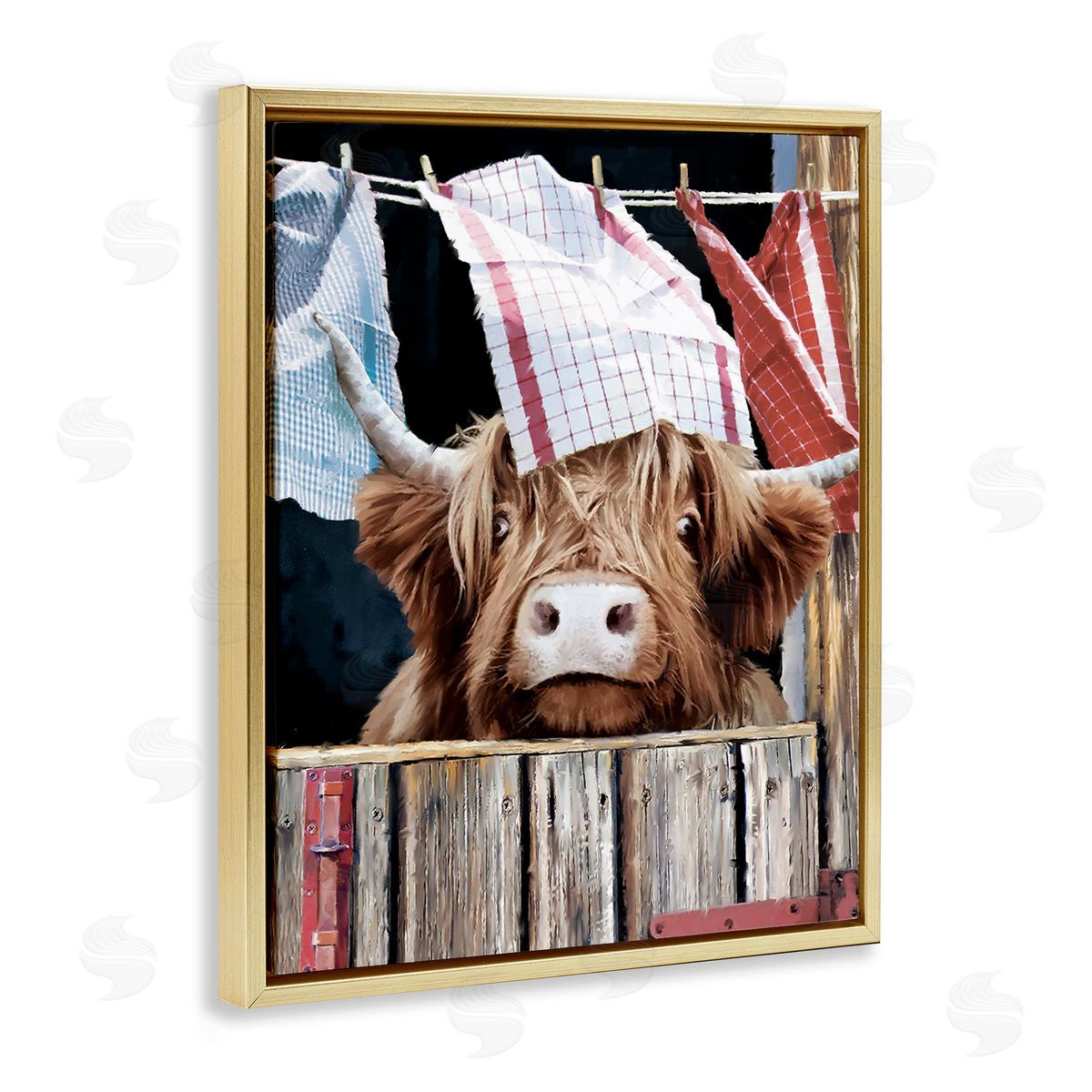 PSL Art Cattle & Hanging Laundry
