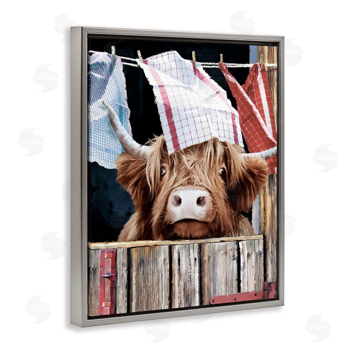 PSL Art Cattle & Hanging Laundry