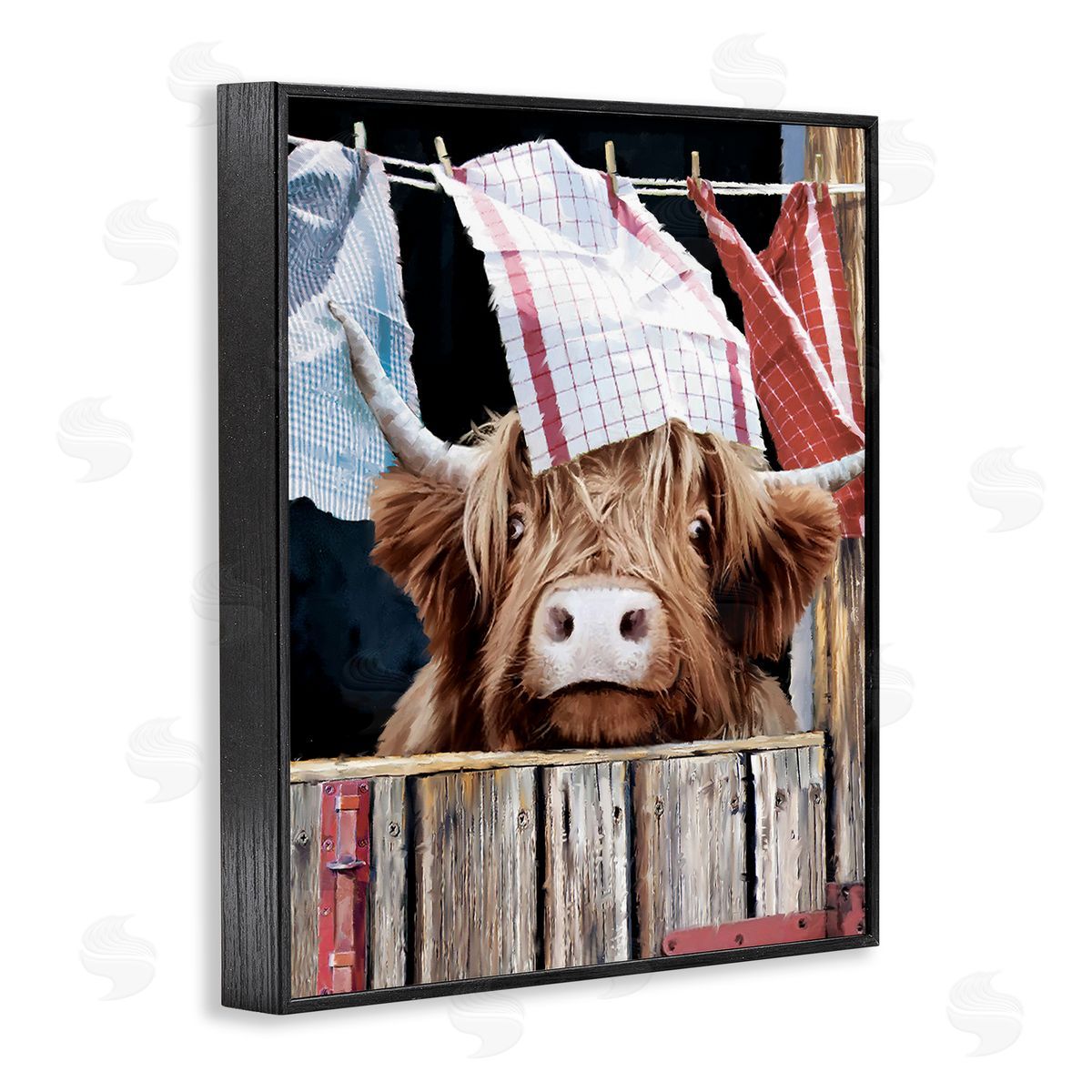 PSL Art Cattle & Hanging Laundry